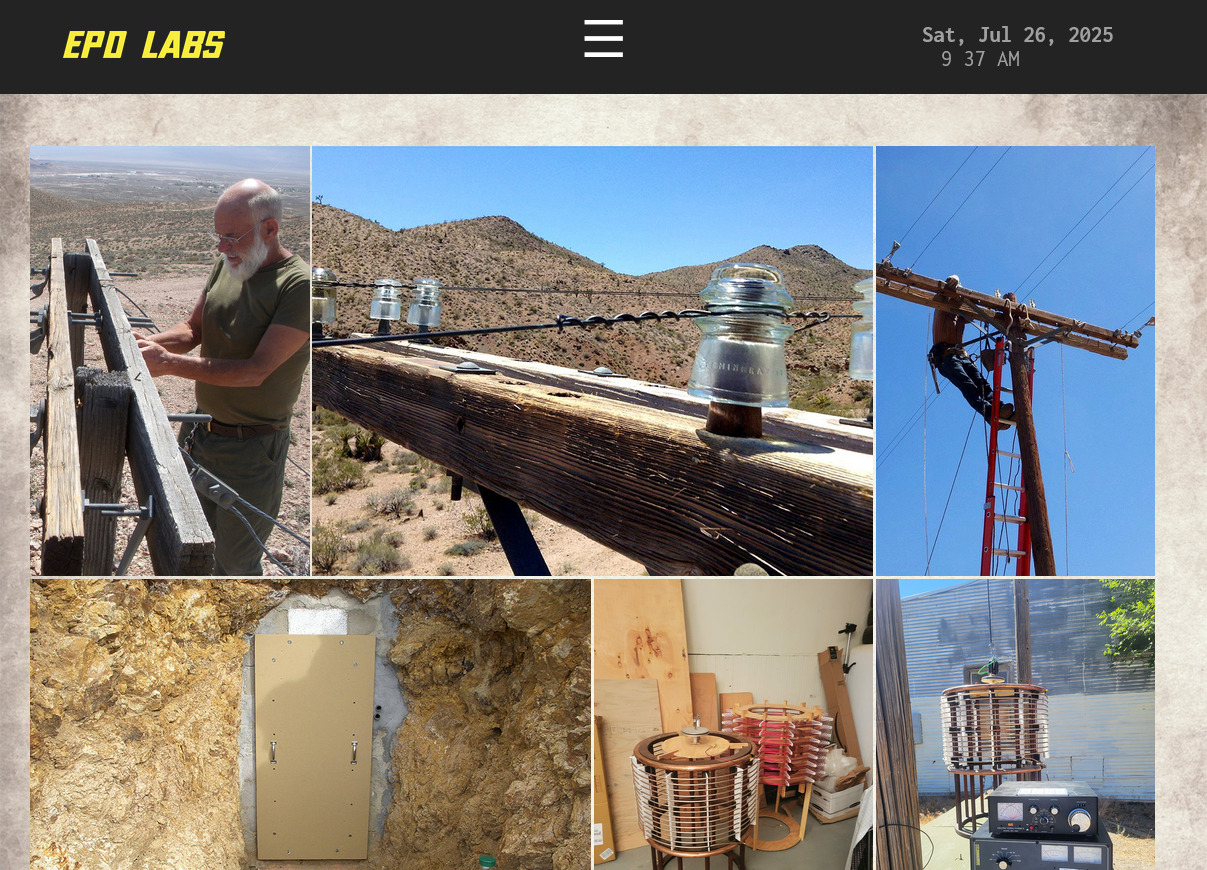 epd labs webpage snippet