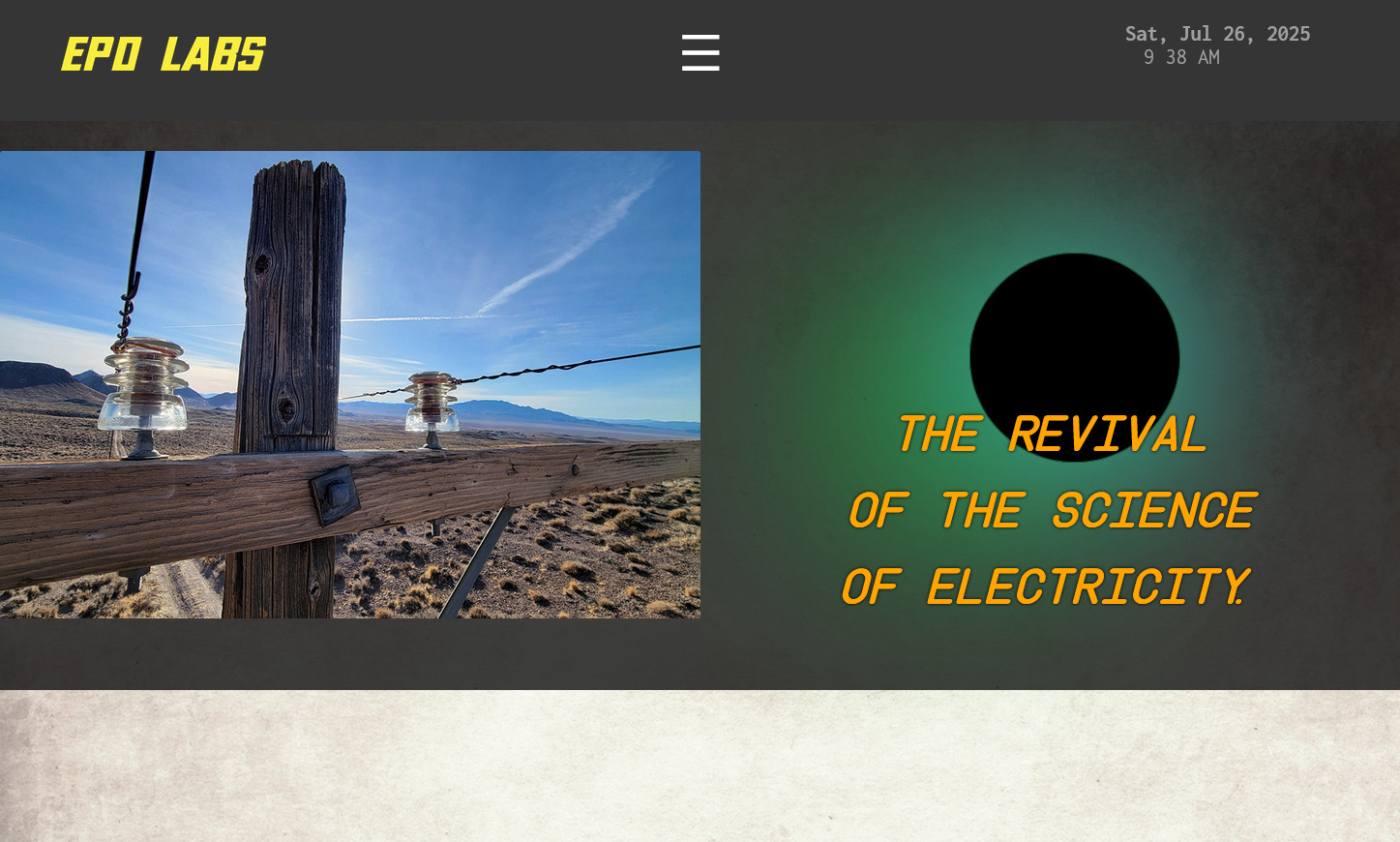 epd labs webpage snippet