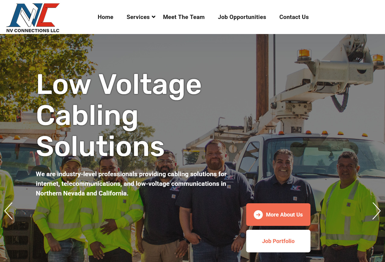 nv connections webpage snippet