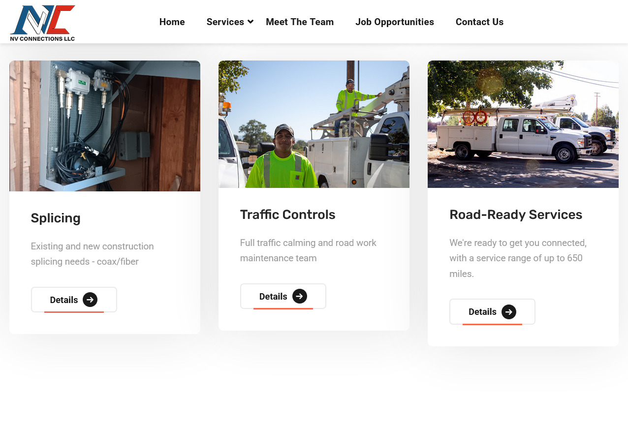 nv connections webpage snippet